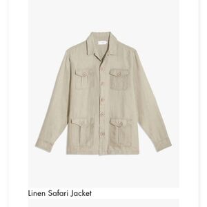 Onia Linen Safari Jacket Sold Out Classic Preppy Casual Lightweight Chore Coat